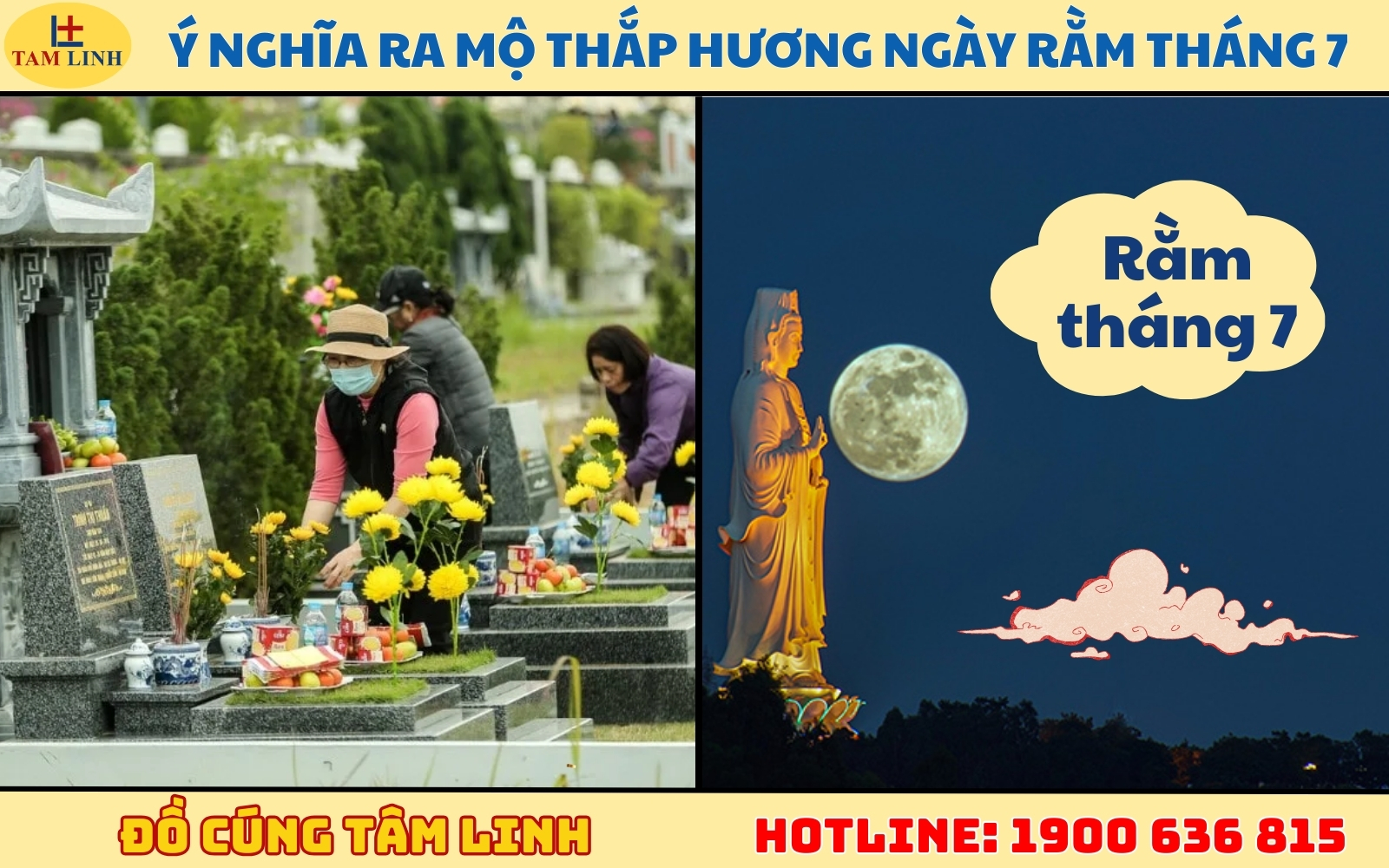 Ý nghĩa ra mộ thắp hương ngày rằm tháng 7