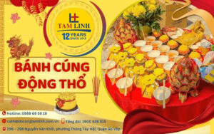 bánh cúng động thổ