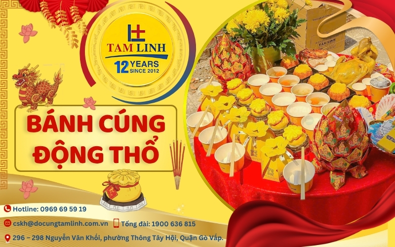 bánh cúng động thổ