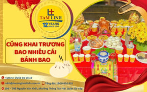 Cúng khai trương bao nhiêu cái bánh bao