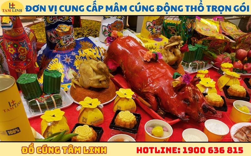 đơn vị cung cấp mâm cúng động thổ trọn gói
