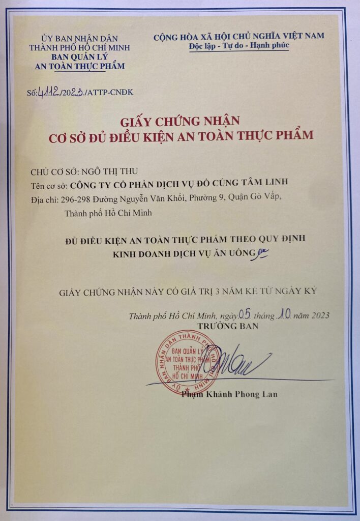 giay chung nhan atvstp docungtamlinh