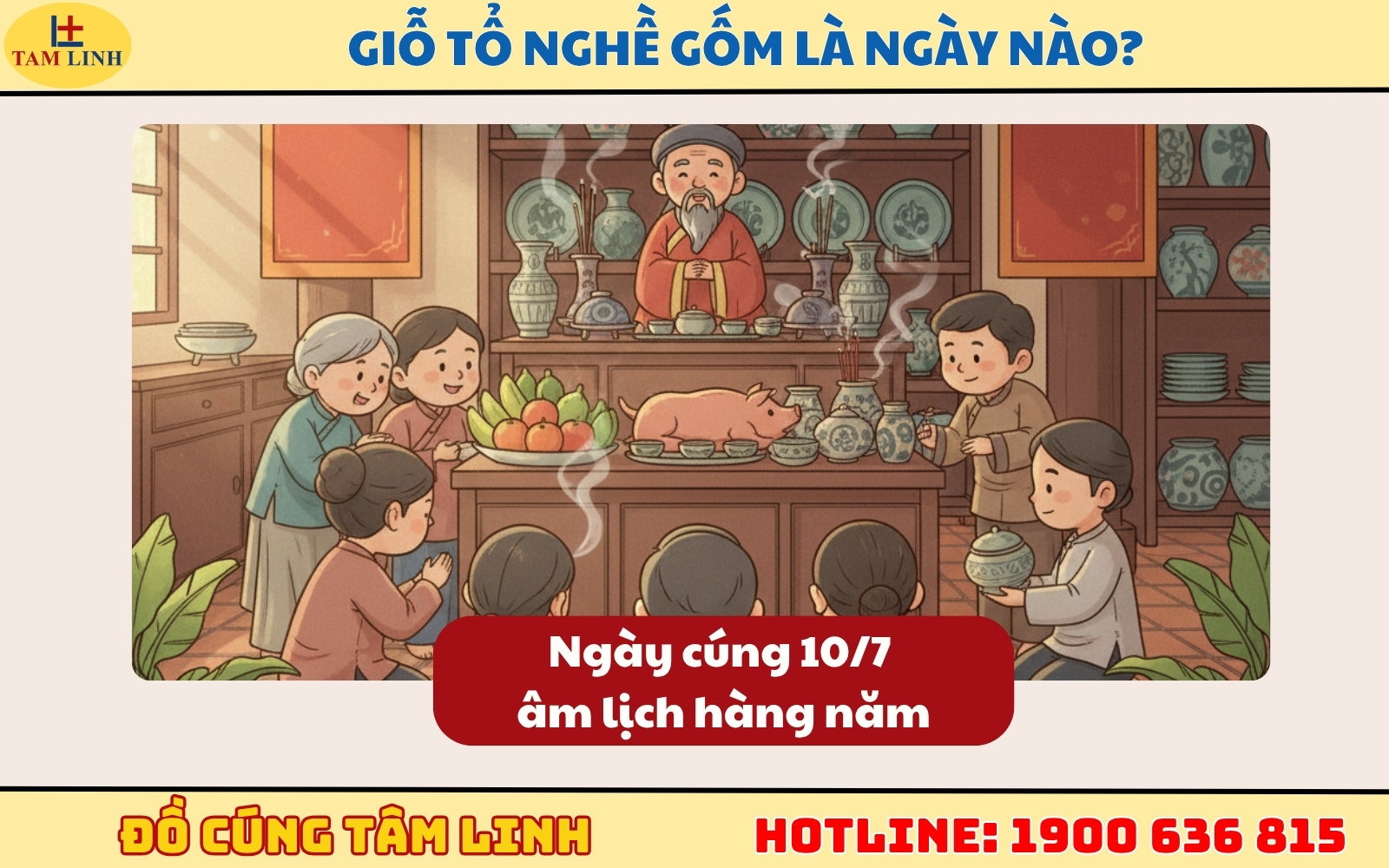 Giỗ tổ nghề gốm là ngày nào?