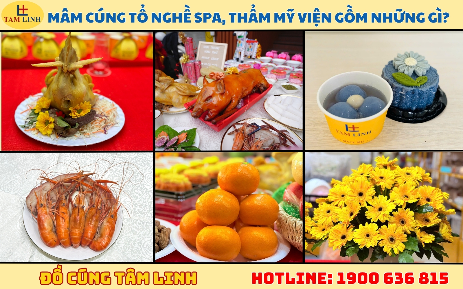 Mâm cúng tổ nghề spa, thẩm mỹ viện gồm những gì