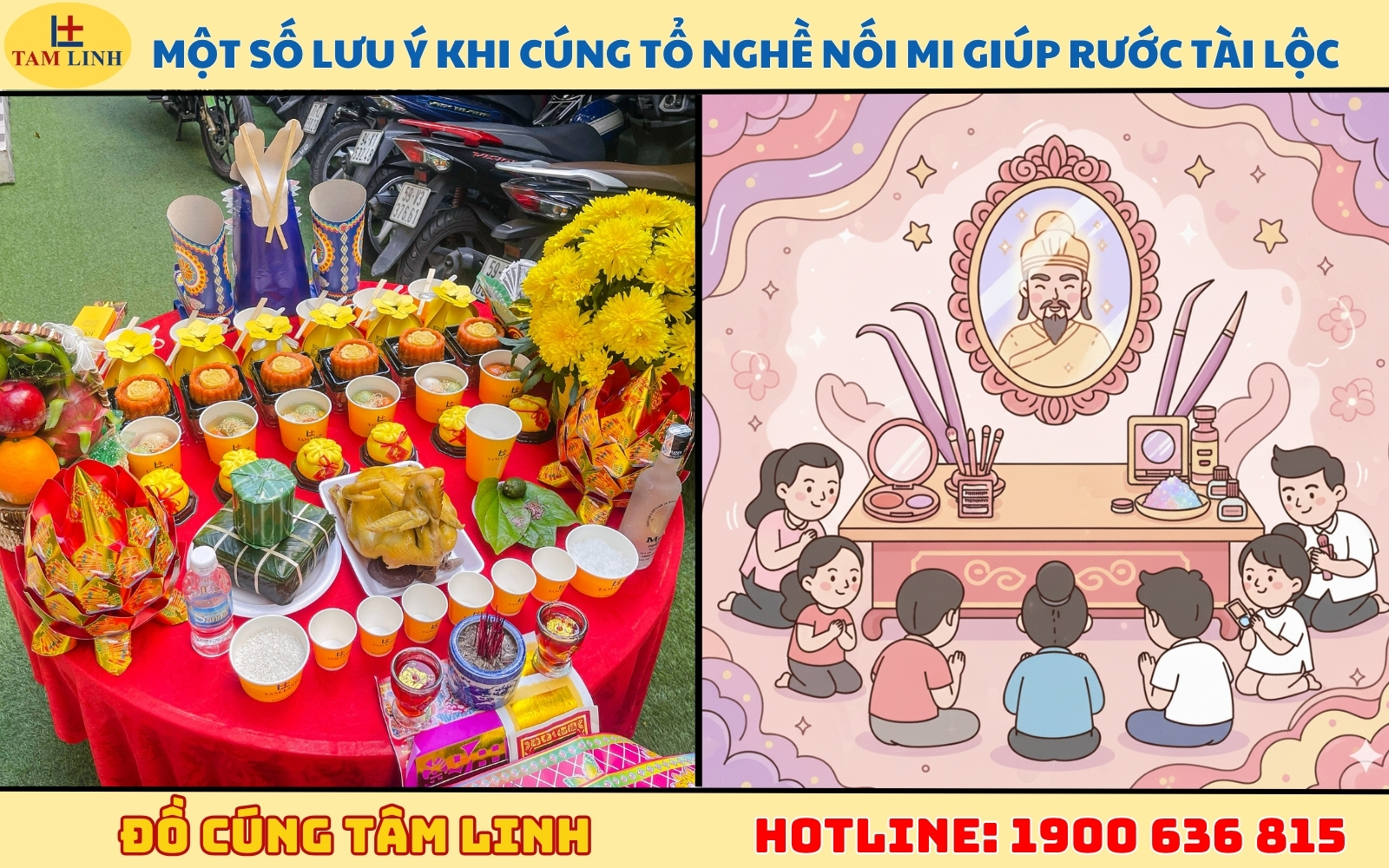 Một số lưu ý khi cúng tổ nghề nối mi giúp rước tài lộc