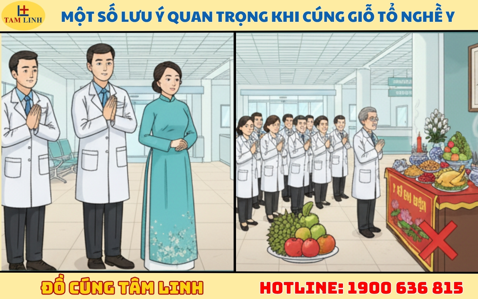 Một số lưu ý quan trọng khi cúng giỗ tổ nghề Y