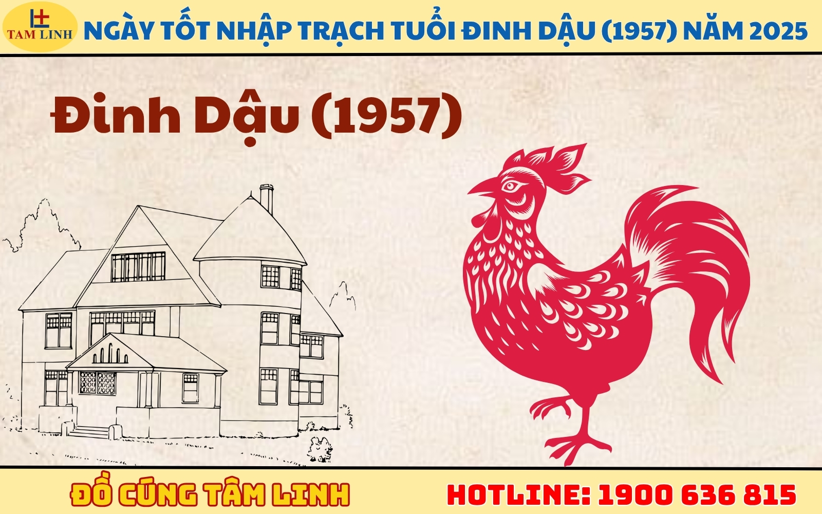 Ngày tốt nhập trạch tuổi Đinh Dậu (1957) năm 2025