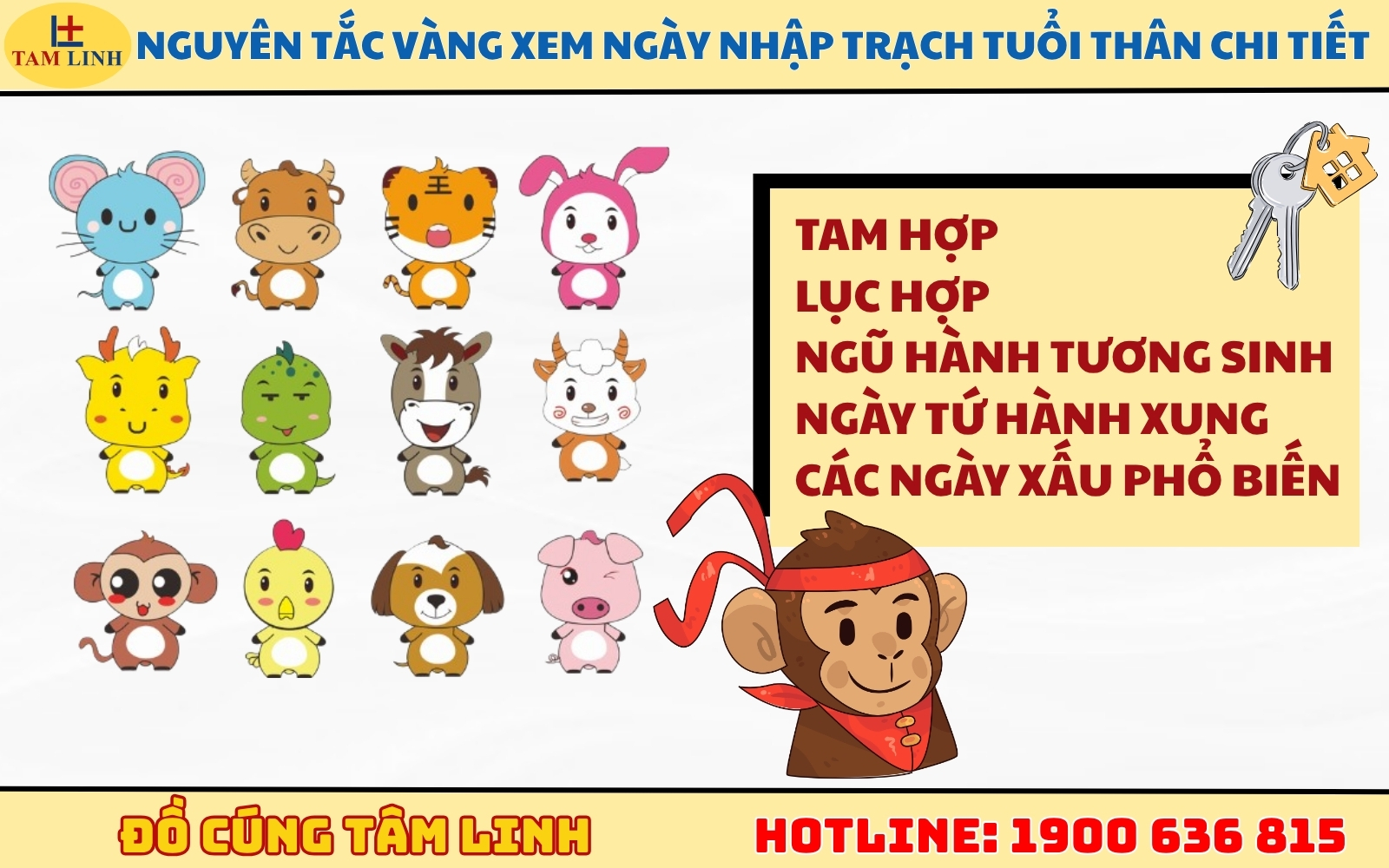 Nguyên tắc vàng xem ngày nhập trạch tuổi thân chi tiết