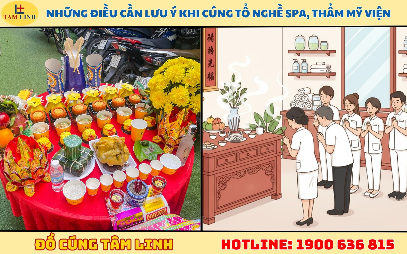 Những điều cần lưu ý khi cúng tổ nghề spa