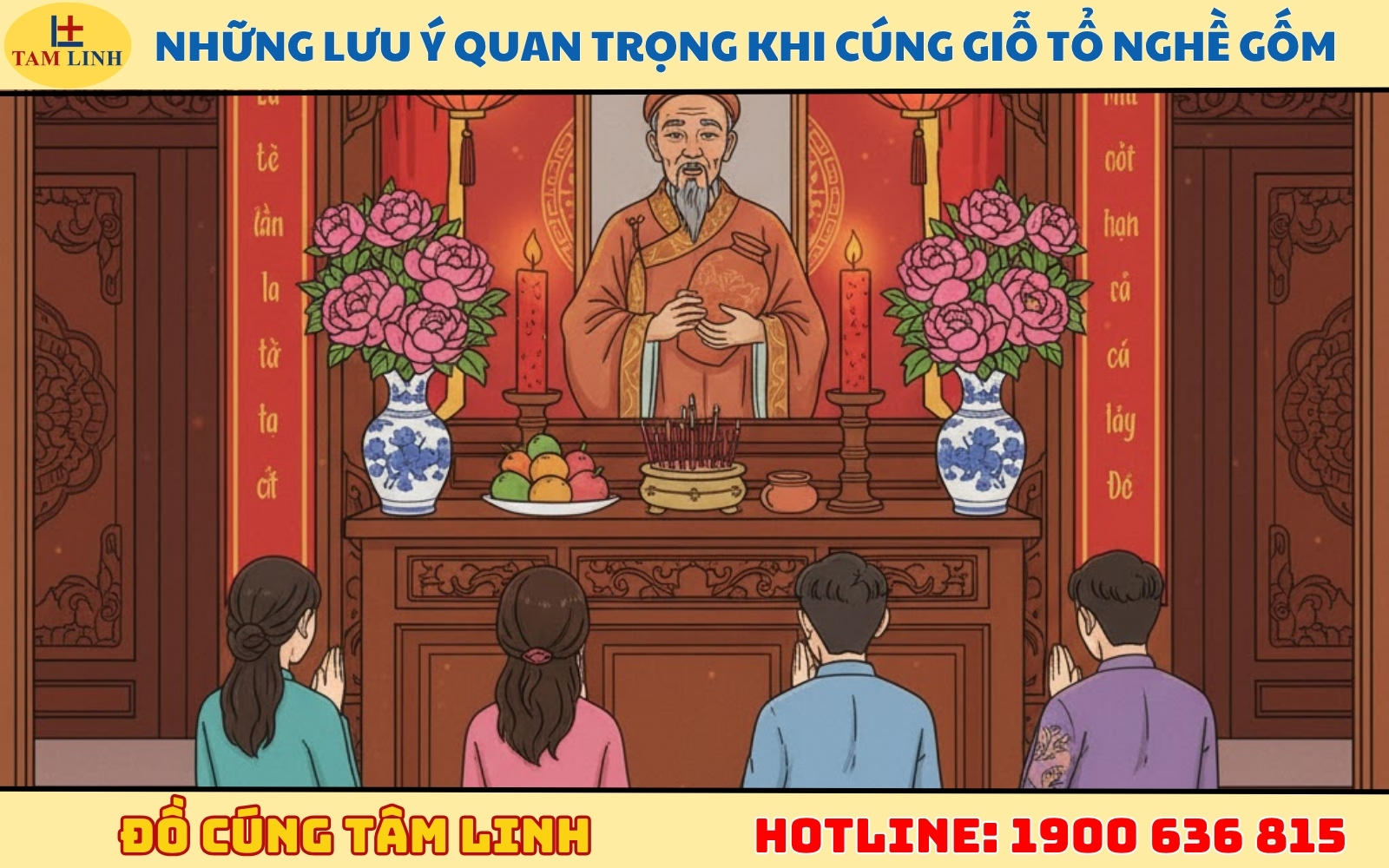 Những lưu ý quan trọng khi cúng giỗ tổ nghề gốm