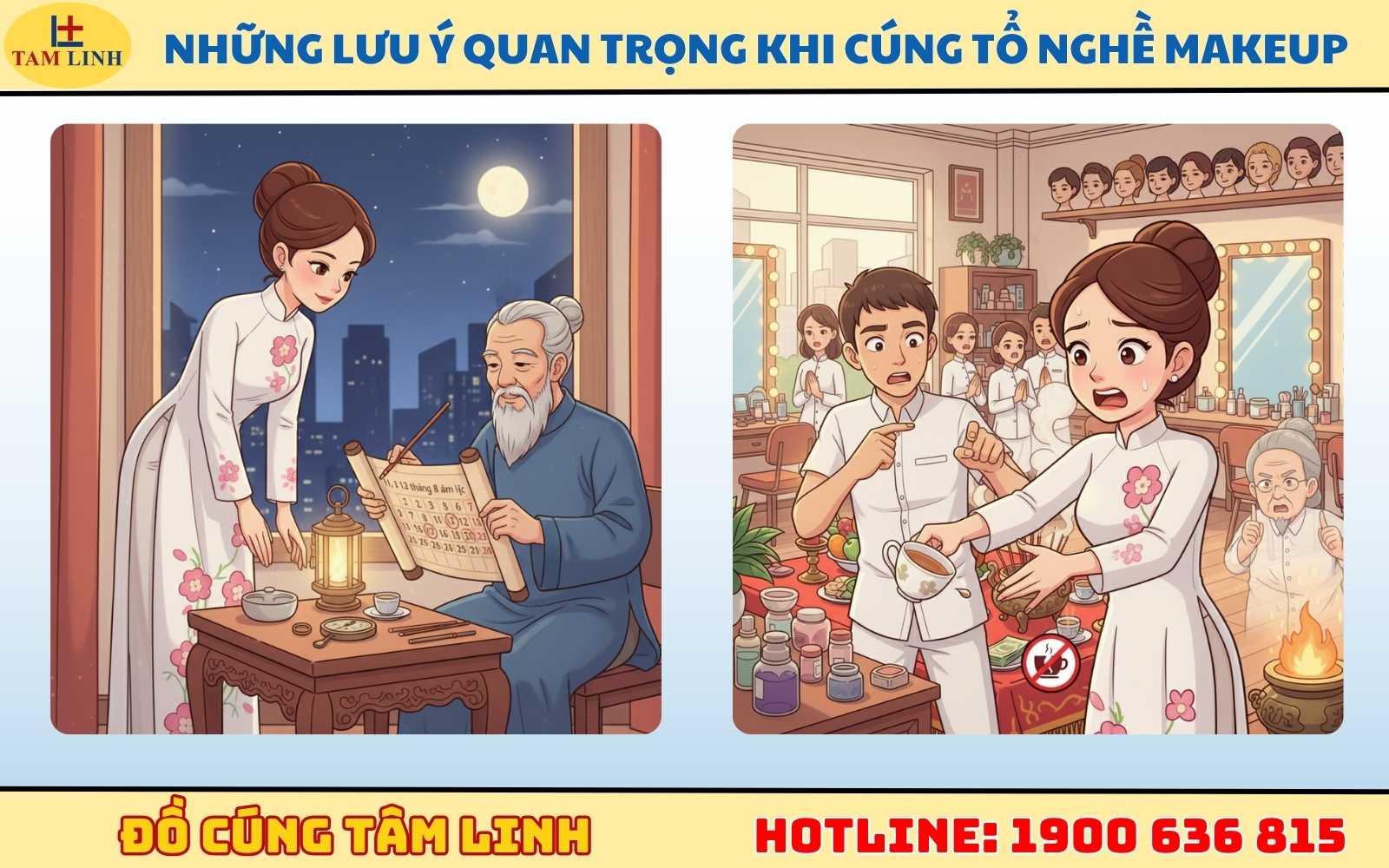 Những lưu ý quan trọng khi cúng tổ nghề makeup