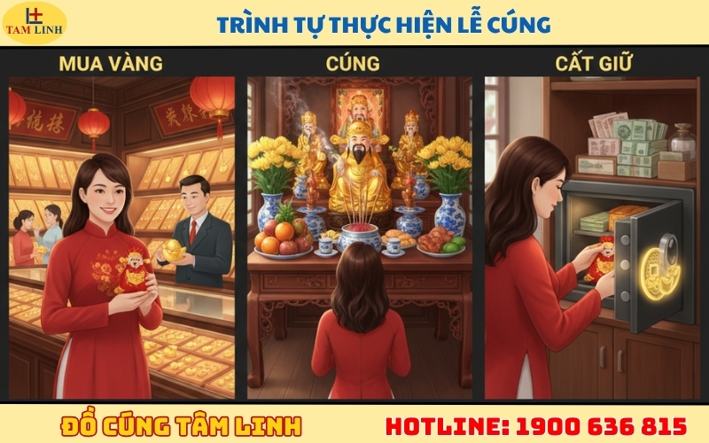 Trình tự thực hiện lễ cúng
