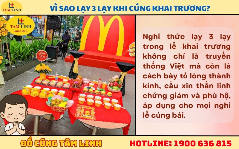 Vì sao lạy 3 lạy khi cúng khai trương
