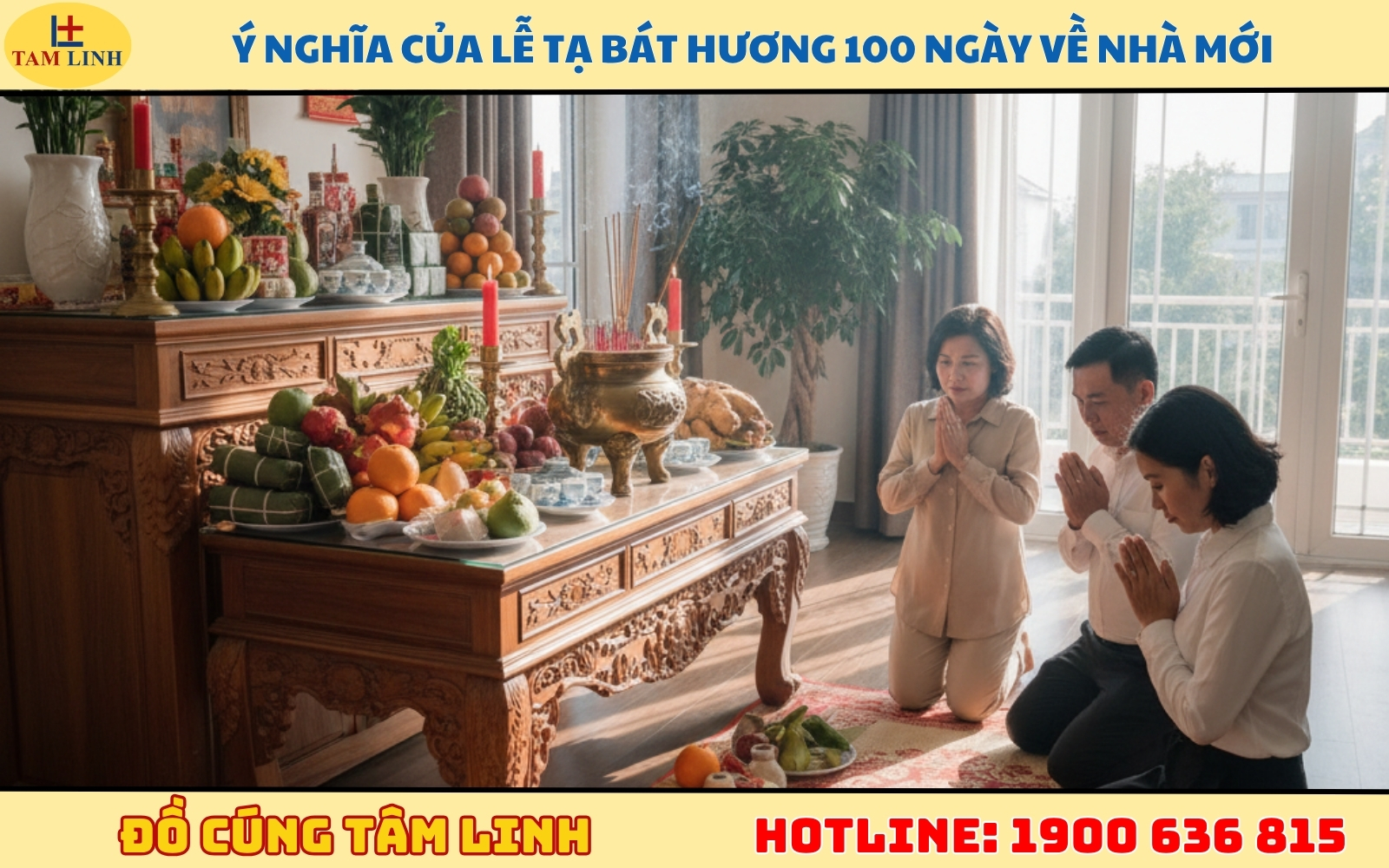 Ý nghĩa của lễ tạ bát hương 100 ngày về nhà mới