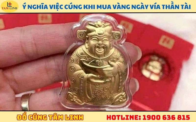 Ý nghĩa việc cúng khi mua vàng ngày Vía Thần Tài