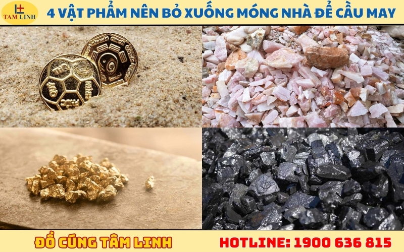 4 Vật phẩm nên bỏ xuống móng nhà để cầu may