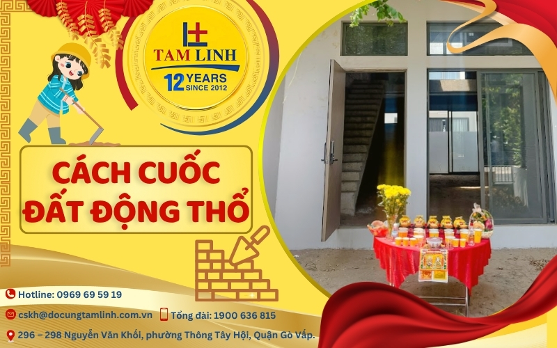 Cách cuốc đất động thổ