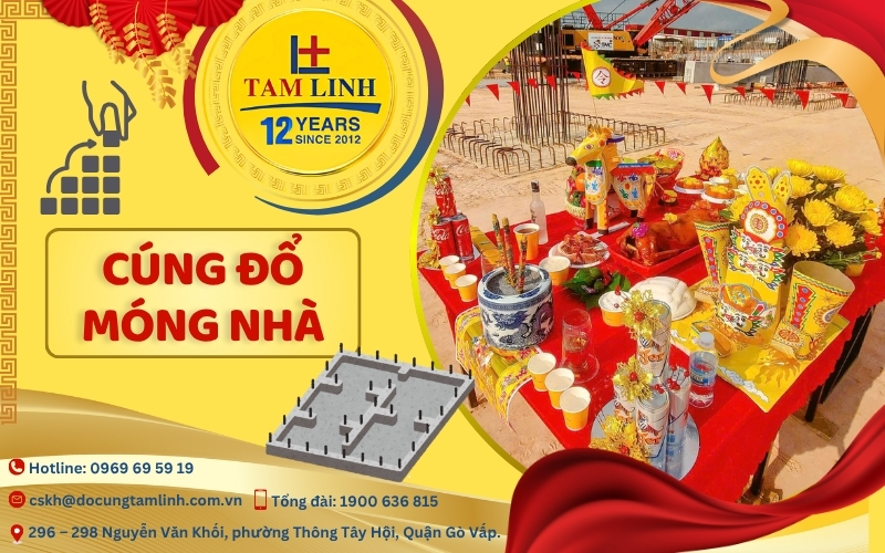 Cúng đổ móng nhà