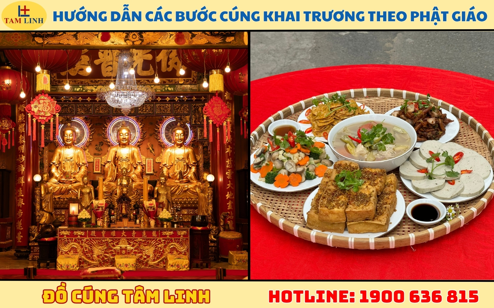 Hướng dẫn các bước cúng khai trương theo Phật giáo