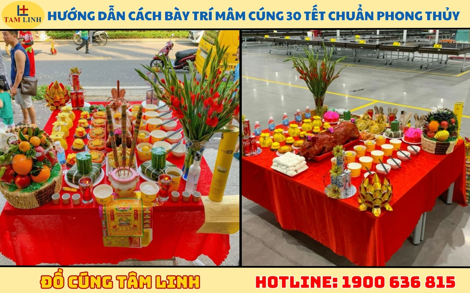 Hướng dẫn cách bày trí mâm cúng 30 Tết chuẩn phong thủy