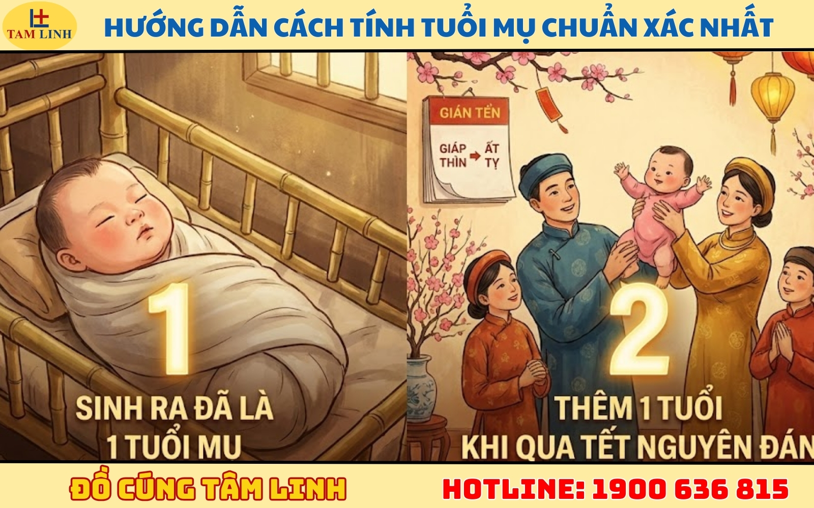 Hướng dẫn cách tính tuổi mụ chuẩn xác cho bé