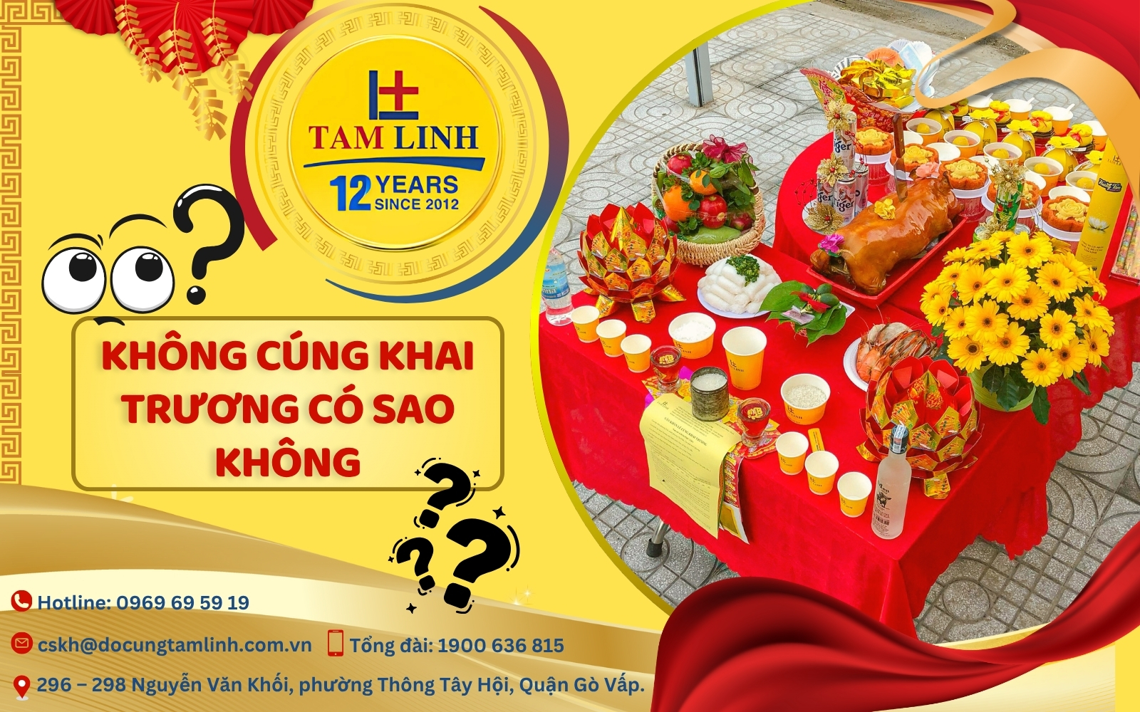 không cúng khai trương có sao không