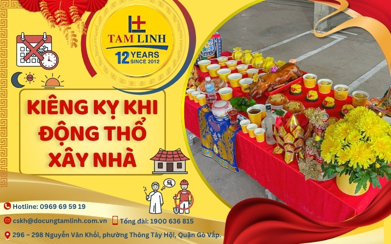 kiêng kỵ khi động thổ xây nhà