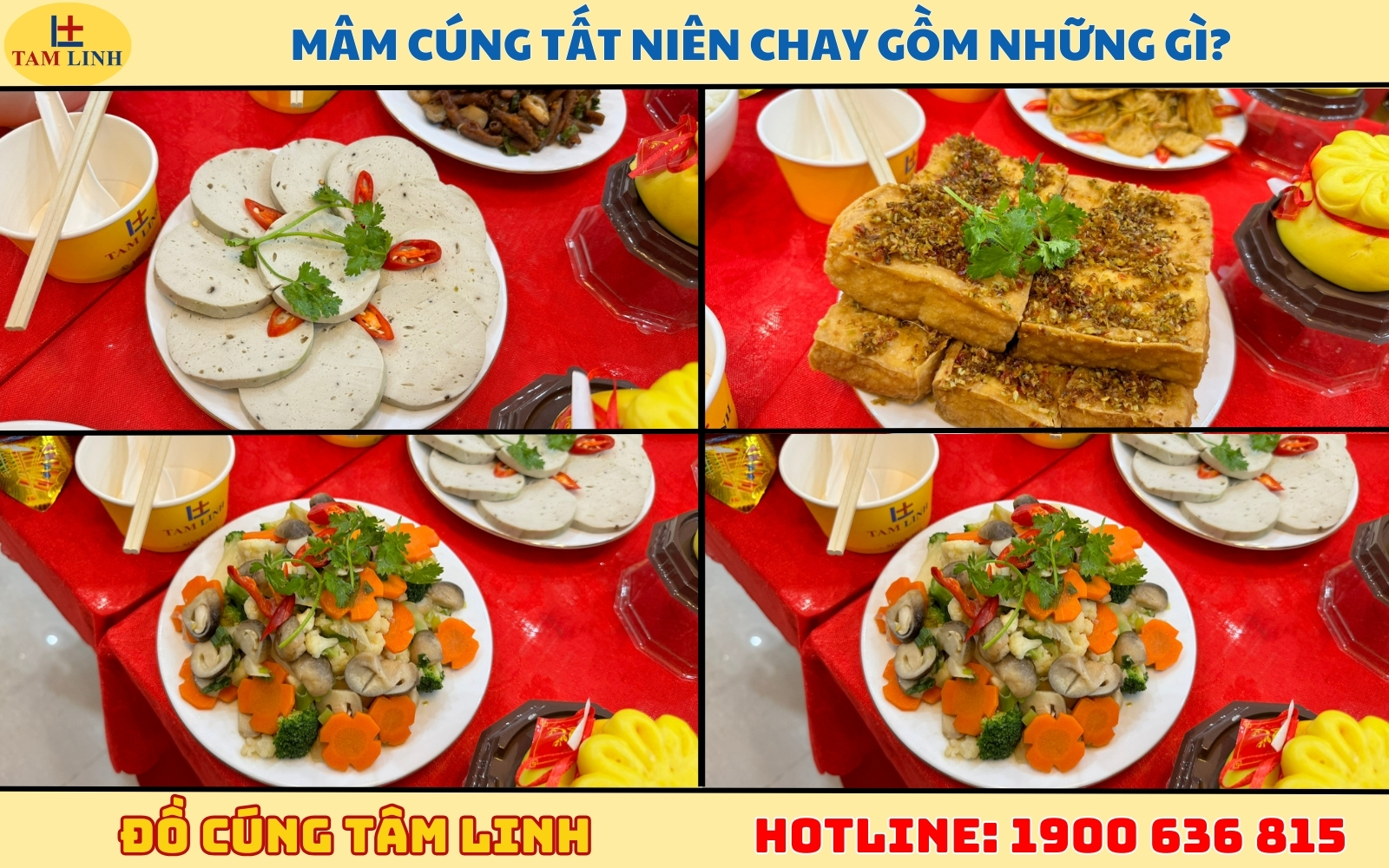 Mâm cúng tất niên chay gồm những gì