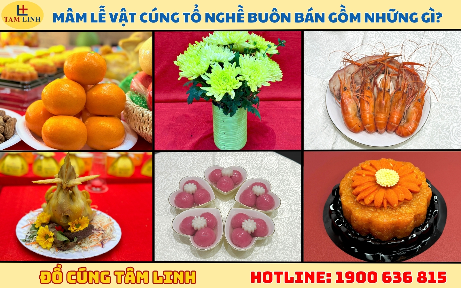 Mâm lễ vật cúng tổ nghề buôn bán gồm những gì