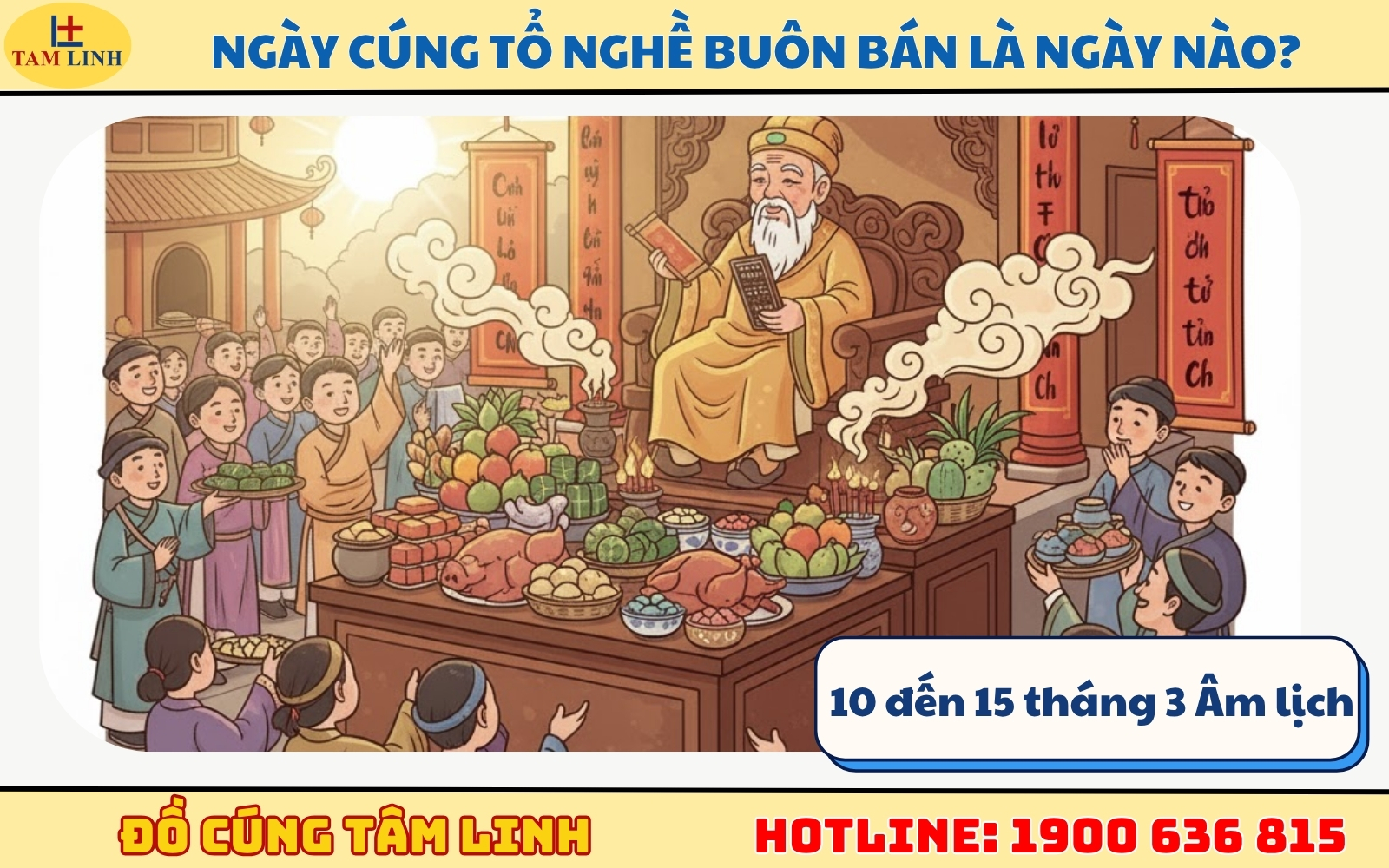 Ngày cúng tổ nghề buôn bán là ngày nào