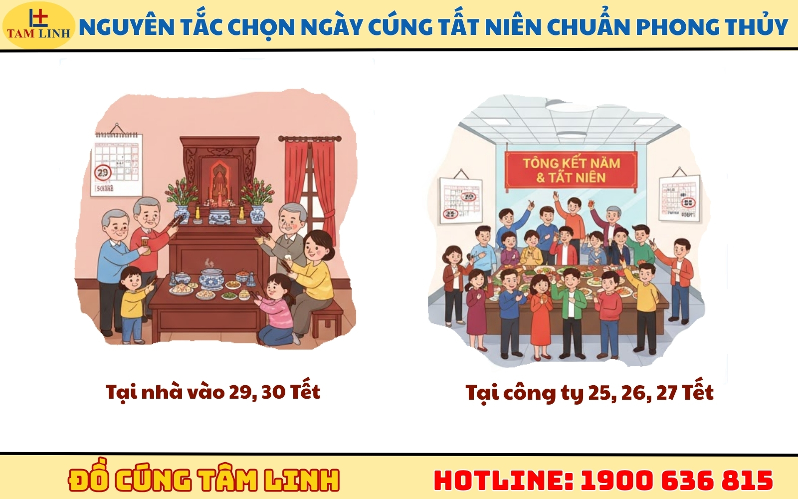 Nguyên tắc chọn ngày cúng Tất niên chuẩn phong thủy