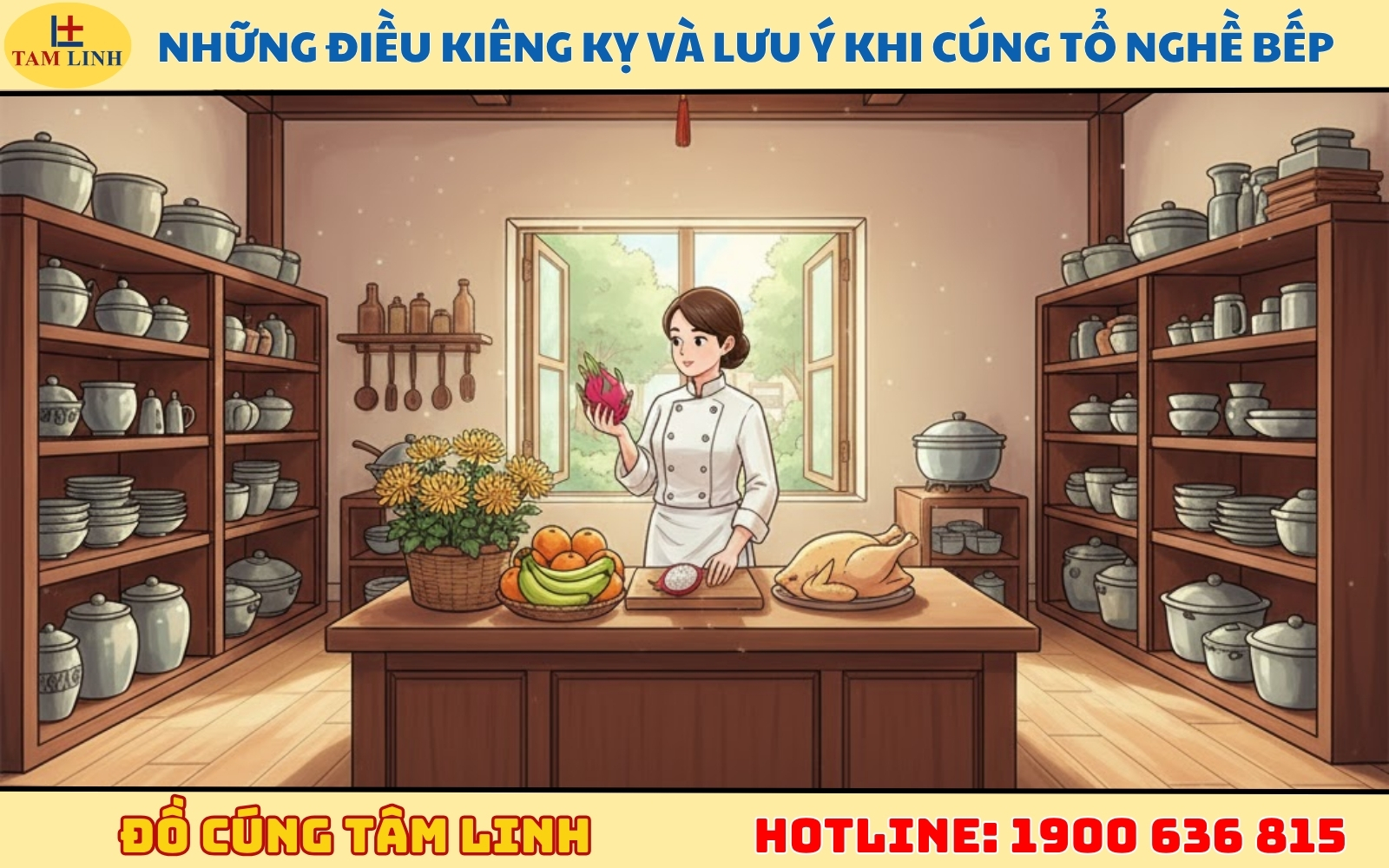 Những điều kiêng kỵ và lưu ý khi cúng tổ nghề bếp