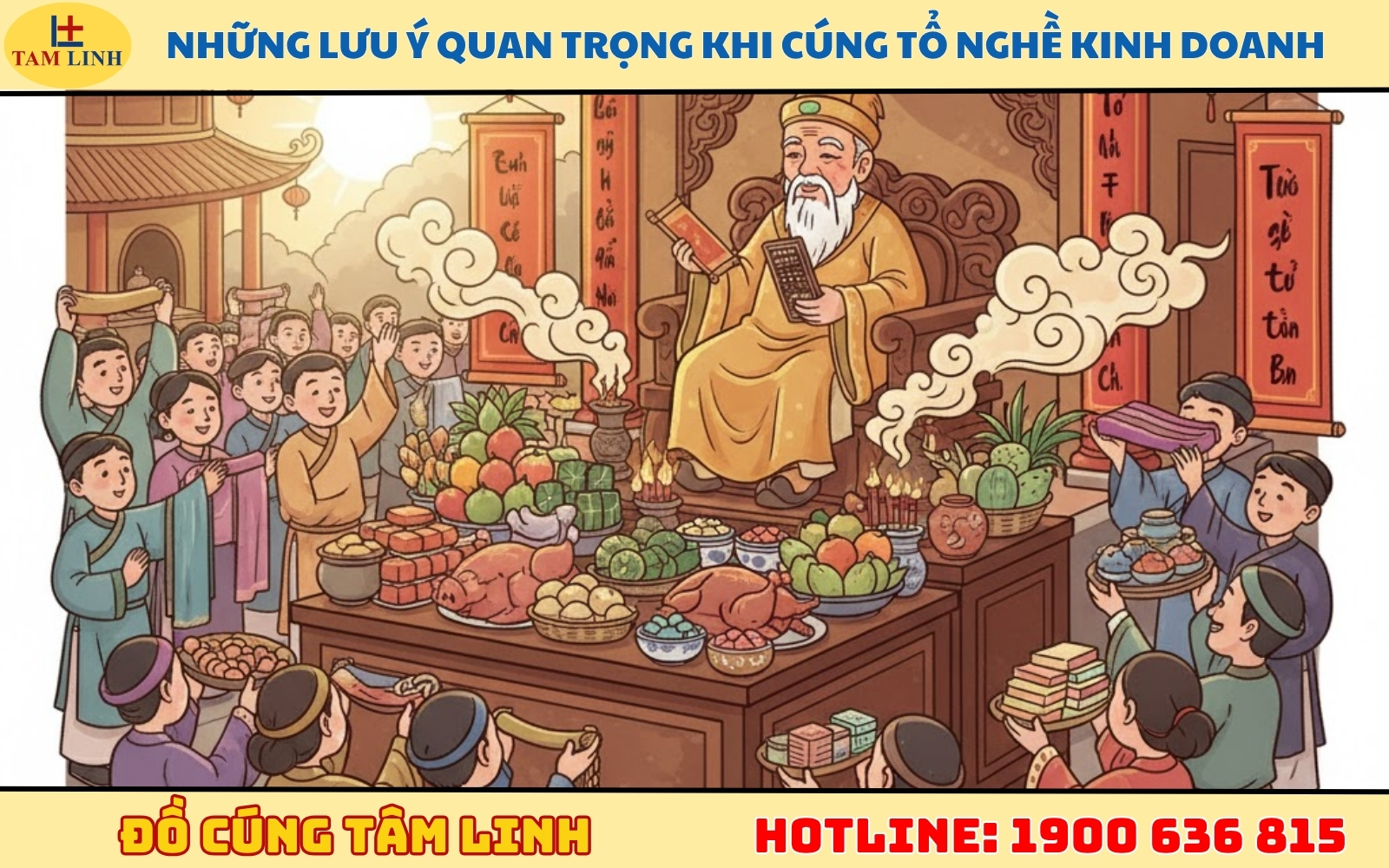 Những lưu ý quan trọng khi cúng tổ nghề kinh doanh