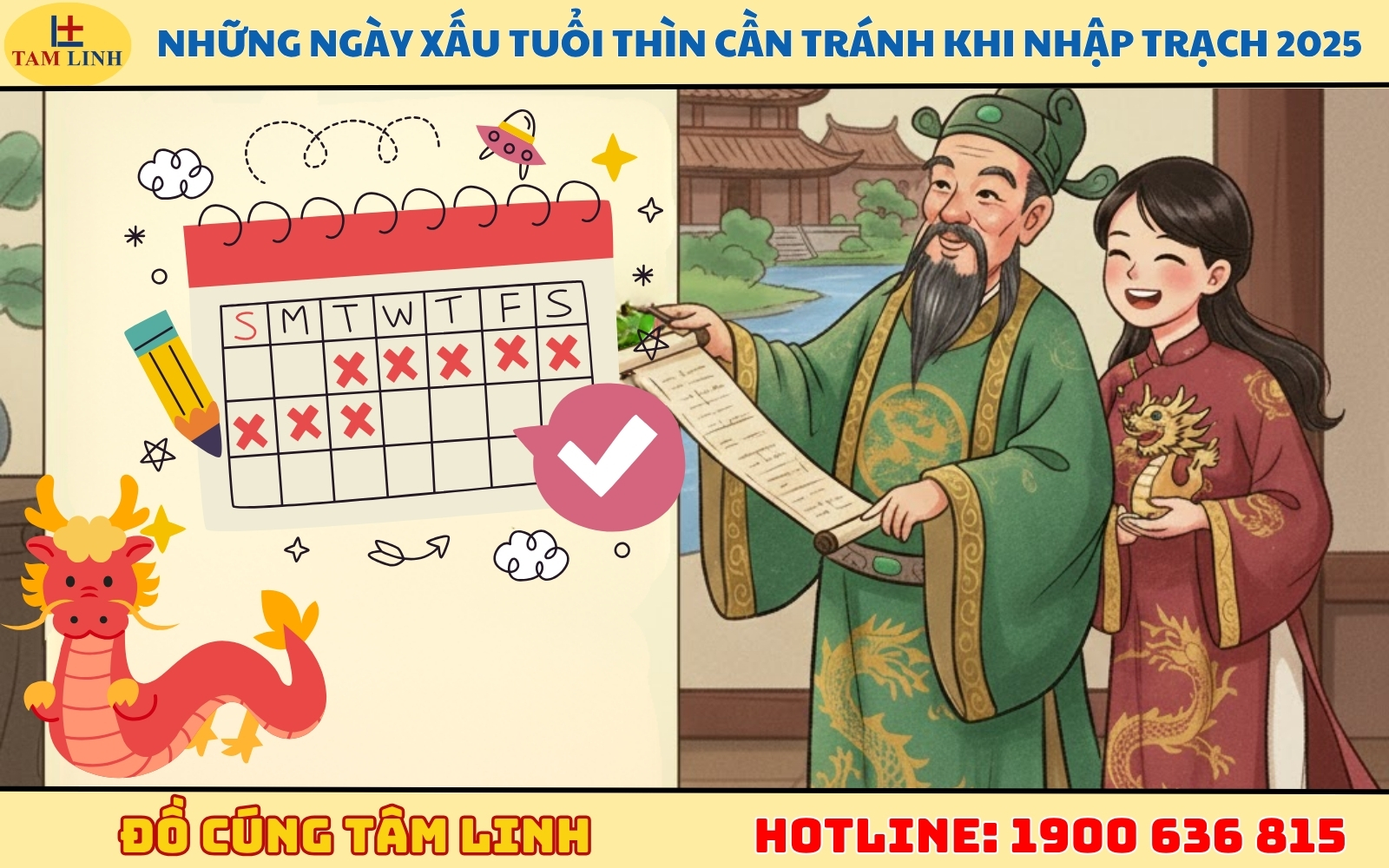 Những ngày xấu tuổi Thìn cần tránh khi nhập trạch 2025
