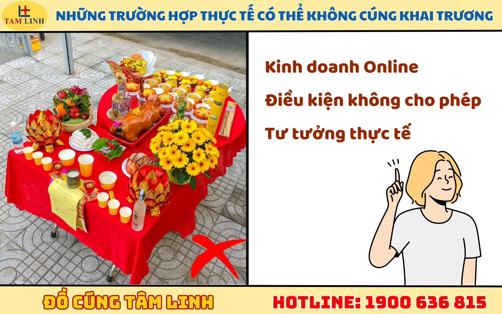 Những trường hợp thực tế có thể không cúng khai trương