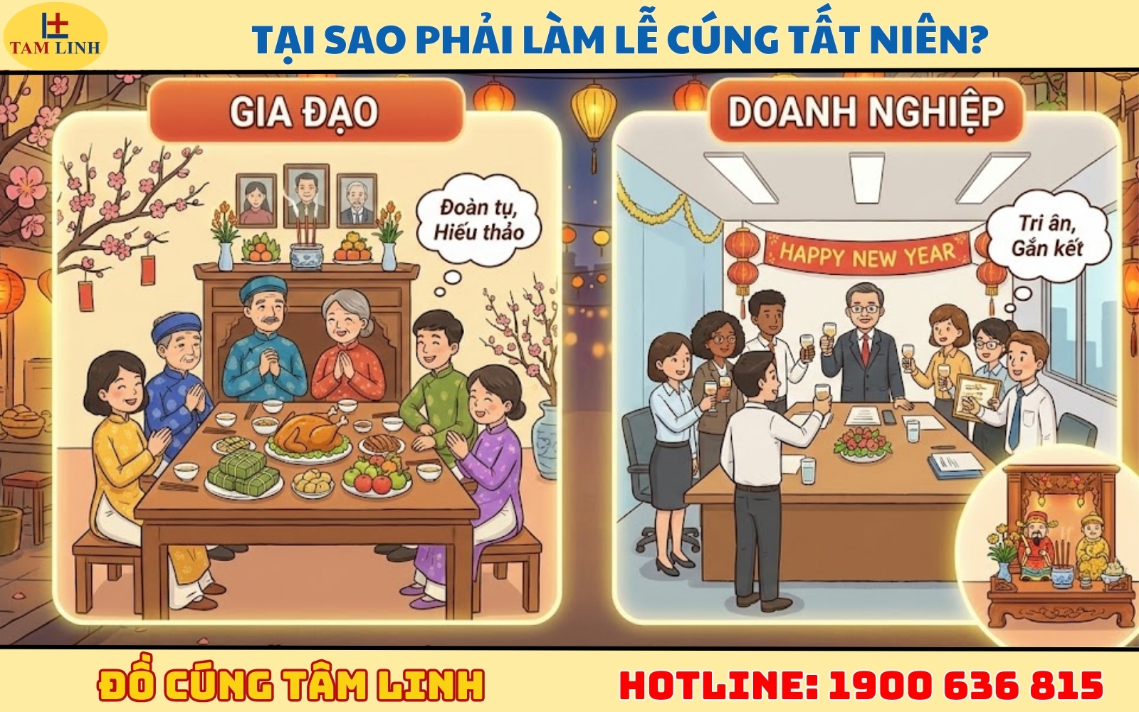 Tại sao phải làm lễ cúng Tất niên