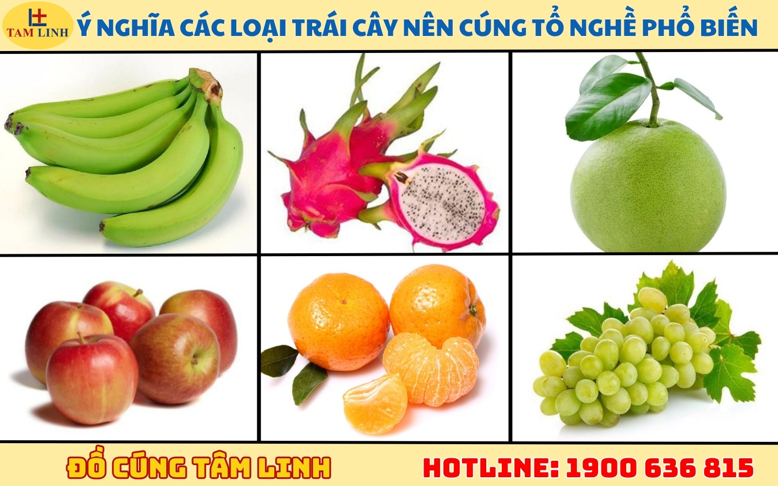 Ý nghĩa các loại trái cây nên cúng tổ nghề phổ biến