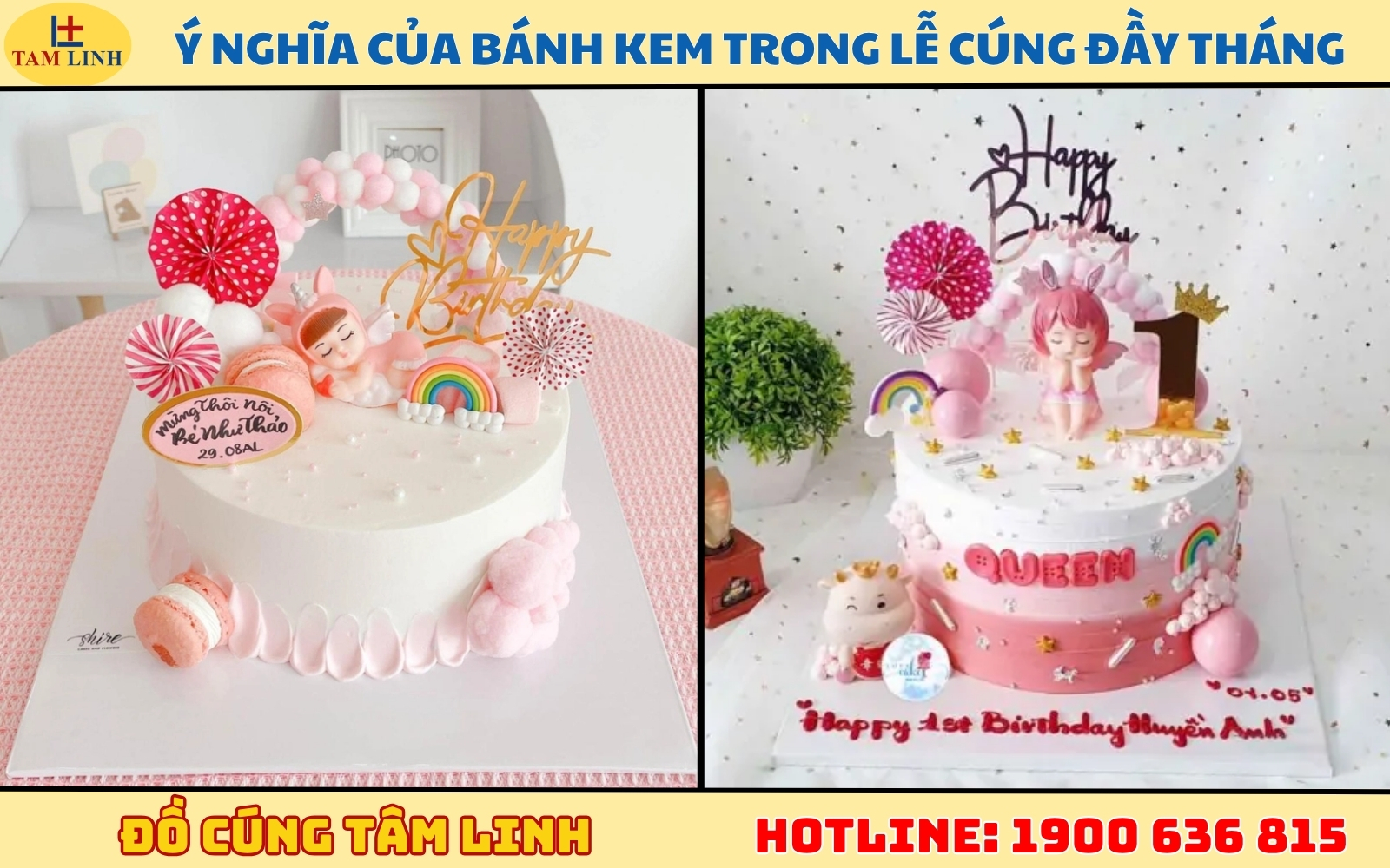 Ý nghĩa của bánh kem trong lễ cúng đầy tháng