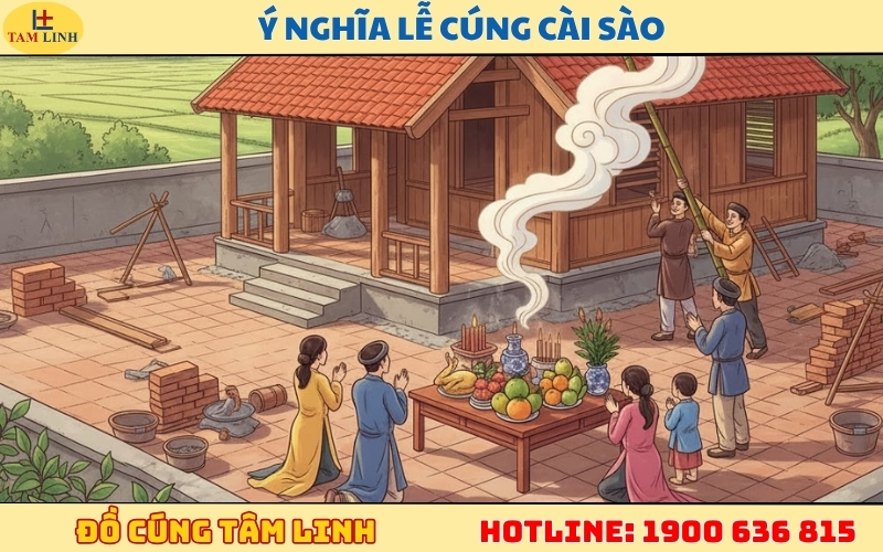 Ý nghĩa lễ cúng cài sào
