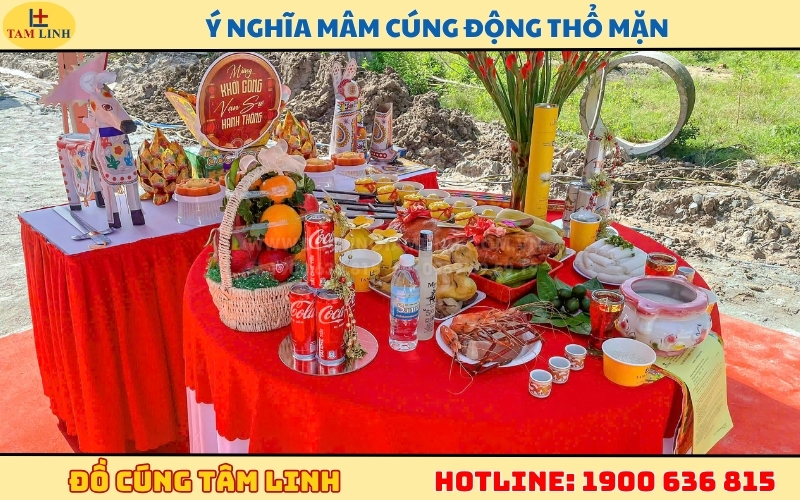 Ý nghĩa mâm cúng động thổ mặn