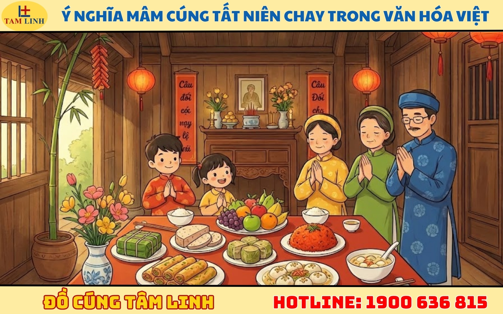 Ý nghĩa mâm cúng tất niên chay trong văn hóa Việt