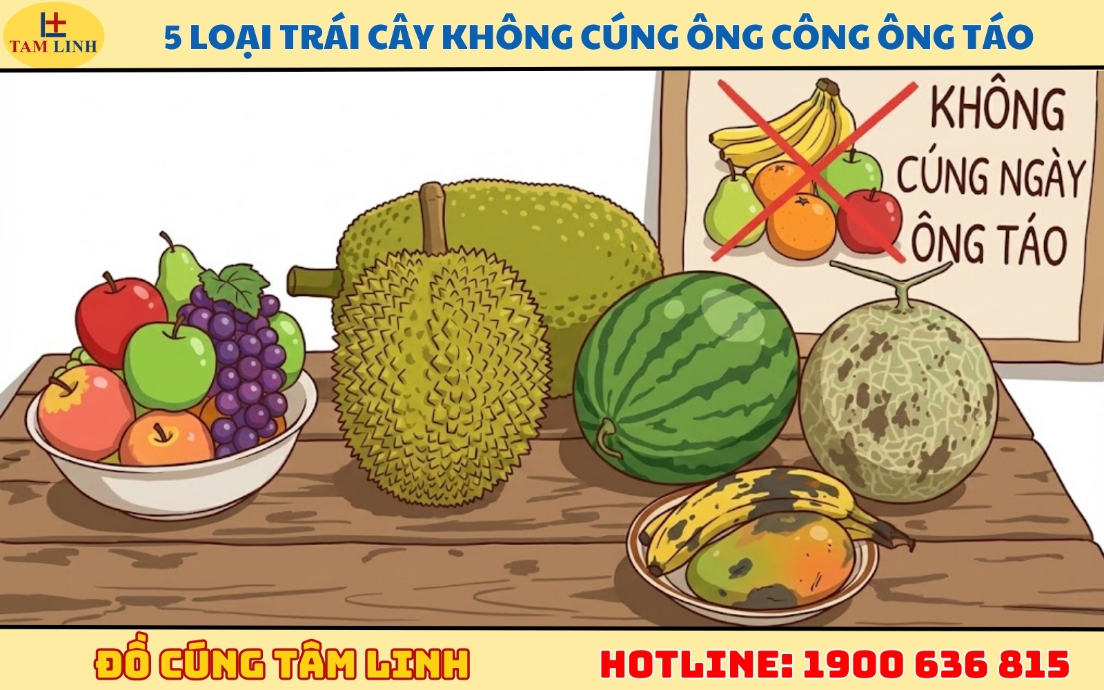 5 loại trái cây không cúng ngày ông Công ông Táo