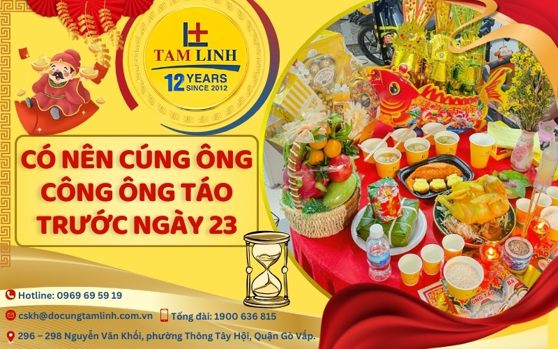 có nên cúng ông công ông táo trước ngày 23