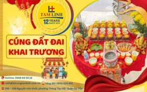 cúng đất đai khai trương