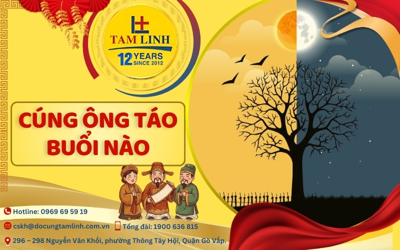 cúng ông táo buổi nào