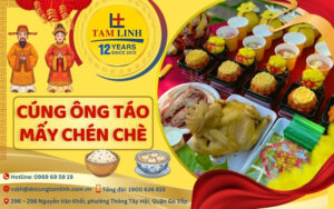 cúng ông táo mấy chén chè