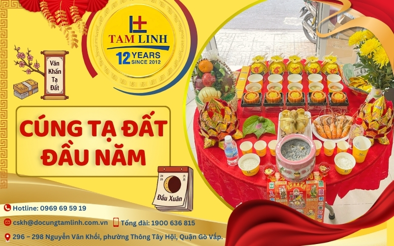 cúng tạ đất đầu năm mới