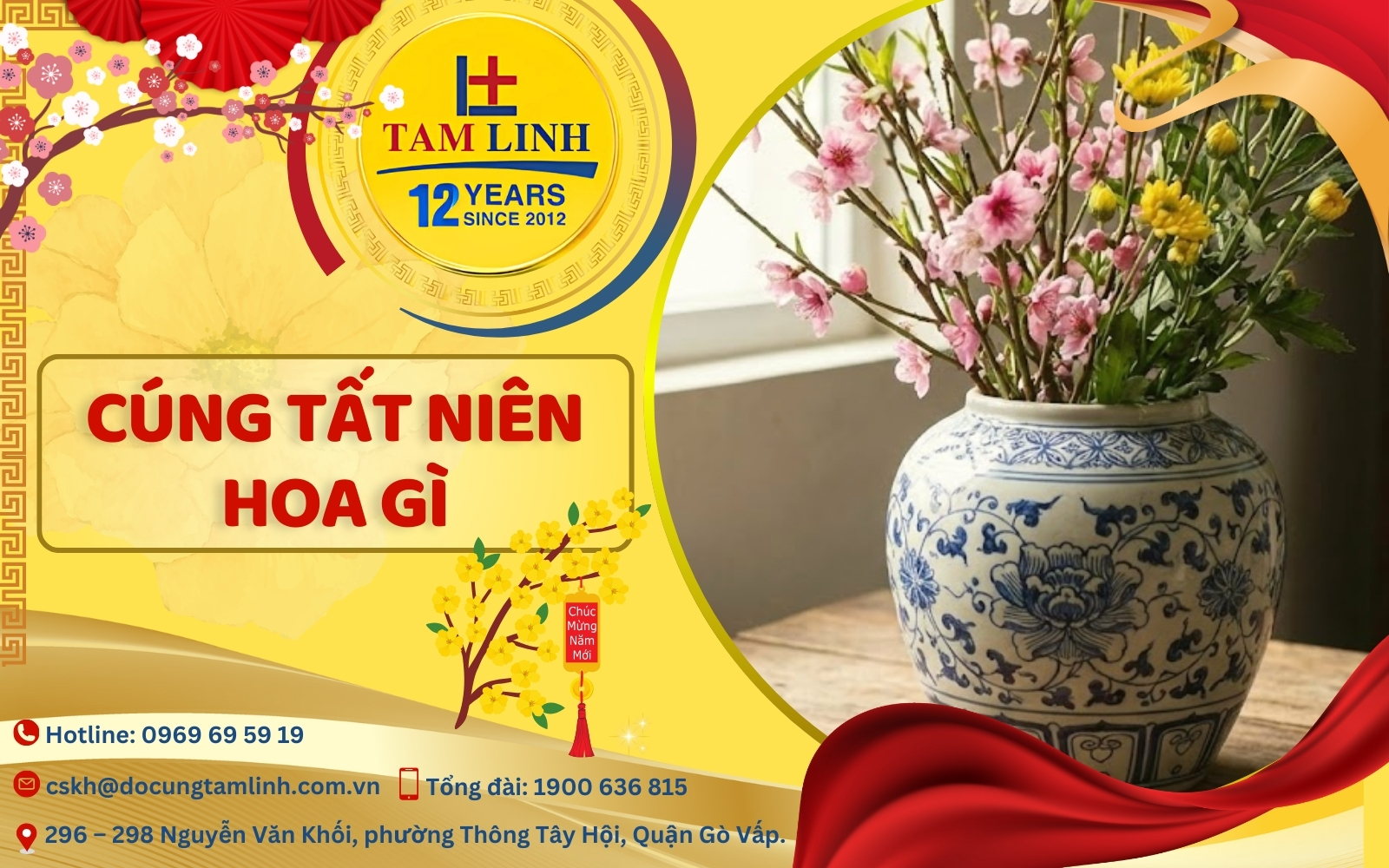 Cúng tất niên hoa gì