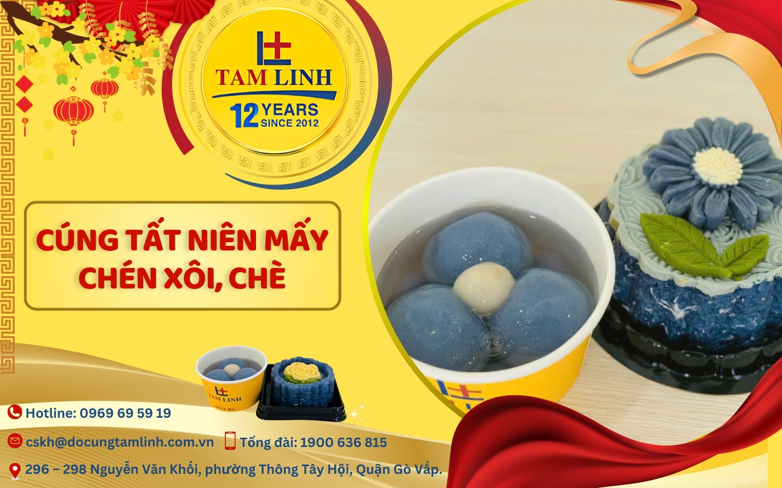 cúng tất niên mấy chén chè