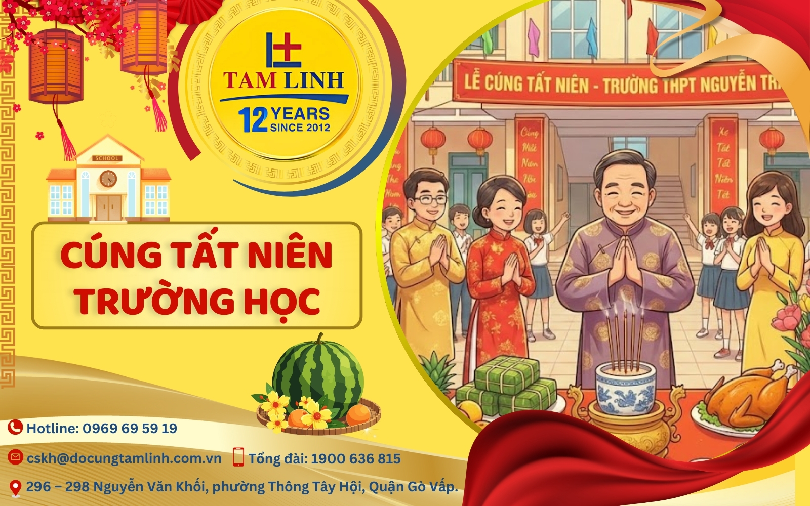 cúng tất niên trường học